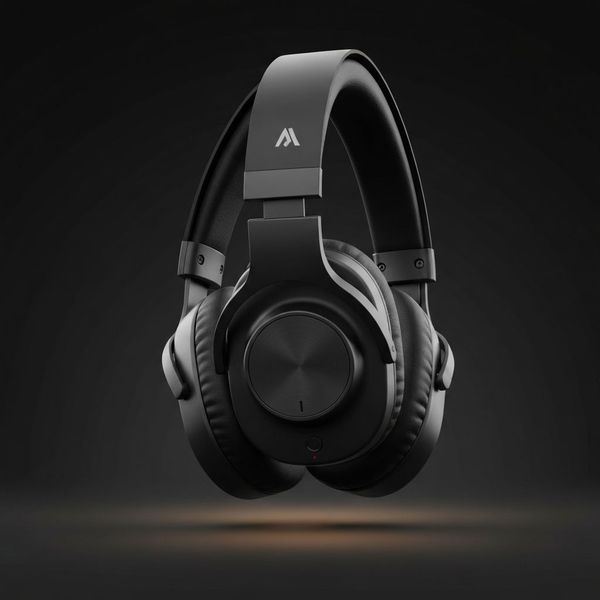 AURA Pro headphone side profile showing detailed craftsmanship